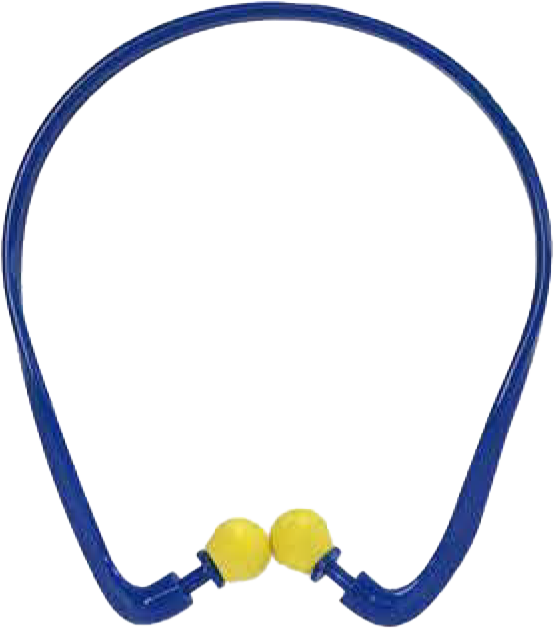Banded round shape earplugs EC-4102