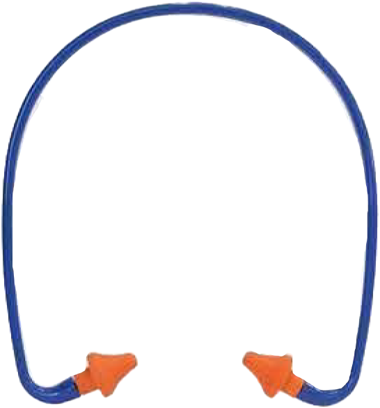 Banded taper shape earplugs EC-4103