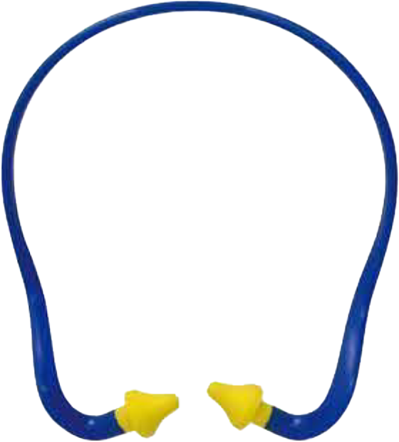 Banded taper shape earplugs EC-4106