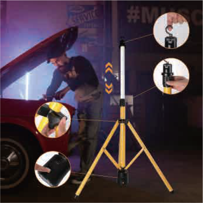 Rechargeable multifunctional work light FT-G1009