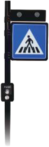 EN 12899 Bifacial Fully Lit Traffic Sign