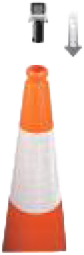 Solar Warning Light AB-SU153J