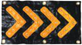 Led Flashing Warning Chevron AB-2648