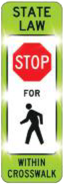 LED Traffic Sign Edge Lit Sign