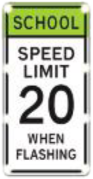 LED Traffic Sign Edge Lit Sign