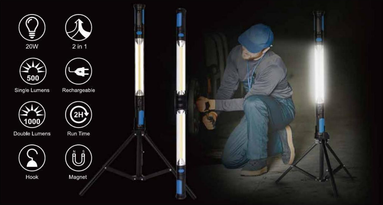 Multi function rechargeable caution light FT-L019